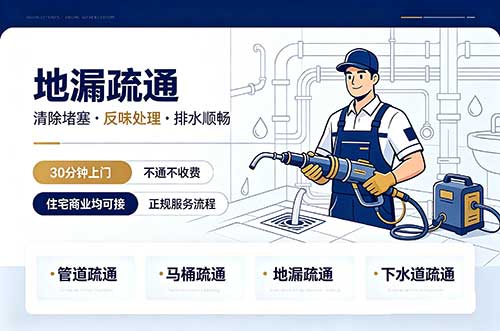 龙口地漏疏通