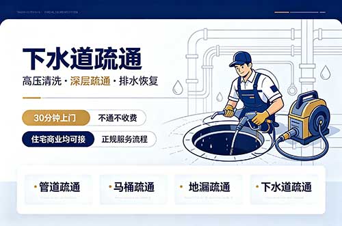 龙口下水道疏通
